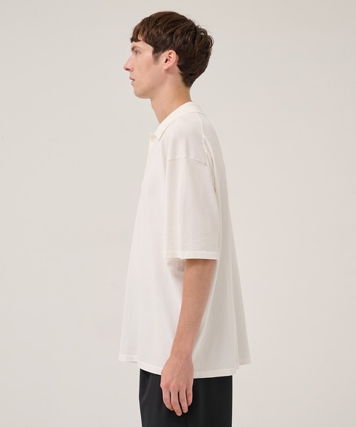 ATON（エイトン） ポロシャツ 「ATON/エイトン」FRESCA KNIT HAIF