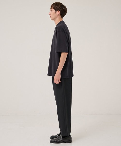 ATON（エイトン） ポロシャツ 「ATON/エイトン」FRESCA KNIT HAIF