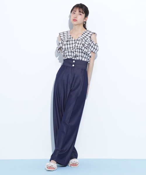 「JILL by JILL STUART」 ノースリーブブラウス FREE ホワイト系その他 レディース_画像8