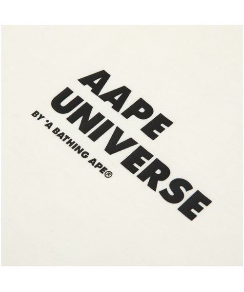 「AAPE BY A BATHING APE」 半袖ポロシャツ MEDIUM アイボリー メンズ_画像6