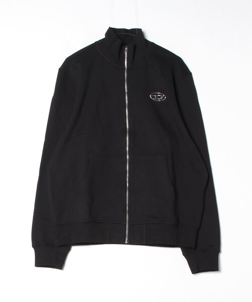 DIESEL（ディーゼル） ジップアップブルゾン X-LARGE ブラック メンズ