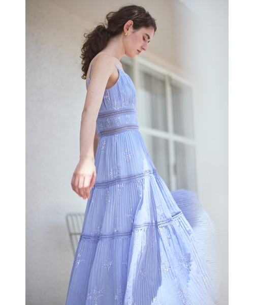 ワンピース Dolce Vita Pleated Dress エンブロイダリープリーツドレス | Estella.K | 07