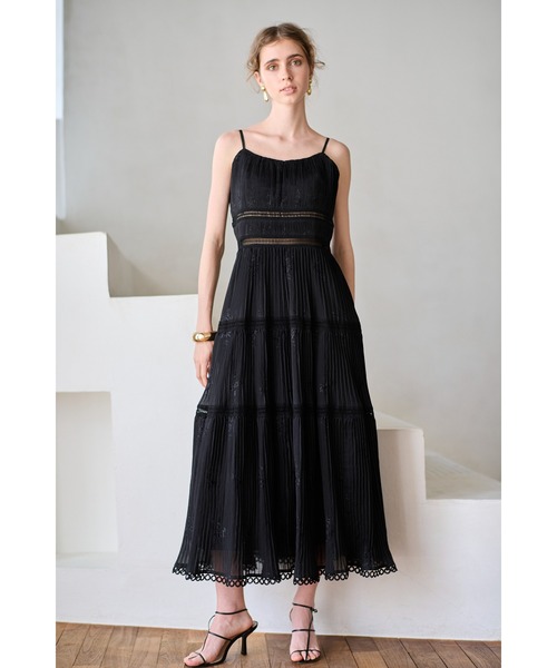 ワンピース Dolce Vita Pleated Dress エンブロイダリープリーツドレス | Estella.K | 14