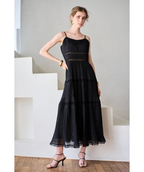 ワンピース Dolce Vita Pleated Dress エンブロイダリープリーツドレス | Estella.K | 16