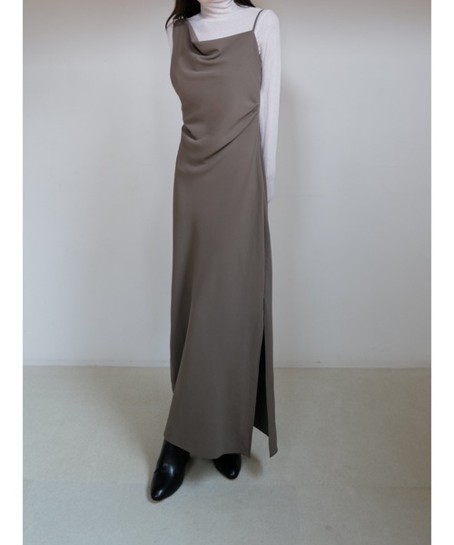 celon ドレス asymmetry drape cami dress : ZOZOTOWN Yahoo!店 - 通販