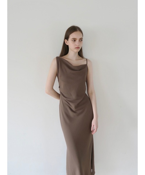 celon ドレス asymmetry drape cami dress : ZOZOTOWN Yahoo!店 - 通販