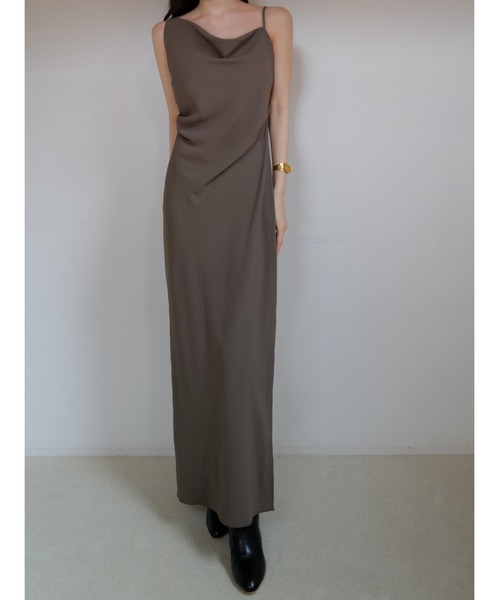 celon ドレス asymmetry drape cami dress : ZOZOTOWN Yahoo!店 - 通販