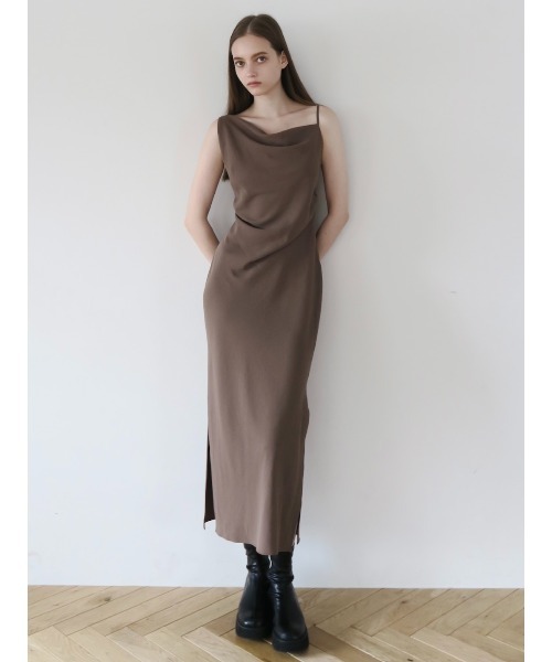 celon ドレス asymmetry drape cami dress : ZOZOTOWN Yahoo!店 - 通販