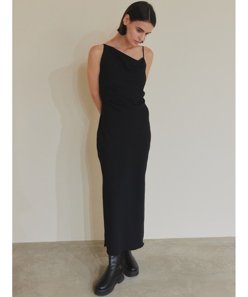 celon ドレス asymmetry drape cami dress : ZOZOTOWN Yahoo!店 - 通販