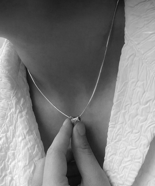 VIBGYOR ネックレス 「IZU」 シルバーミニマルネックレス メンズ