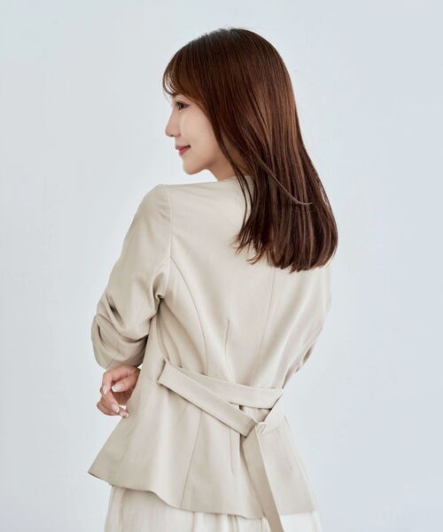 cle blatt セットアップ ジャケットセットセミシアーフレアスカート