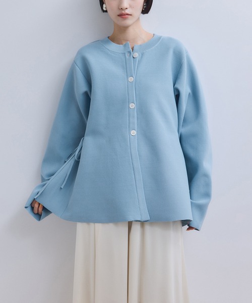 ADAM ET ROPE'（アダムエロペ） カーディガン 「WEB限定」ペプラム