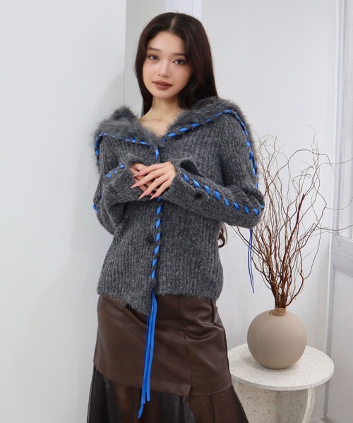 CECIL McBEE（セシルマクビー） ニット セーター ファー付きニット