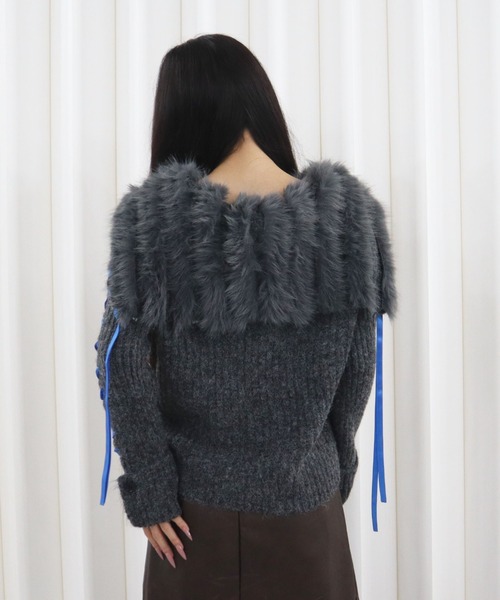 CECIL McBEE★スタッズ付きトッパーカーディガン★ROCK/PUNK★ CECIL McBEE | ニットの商品一覧 | ミーコレクト公式オンラインストア