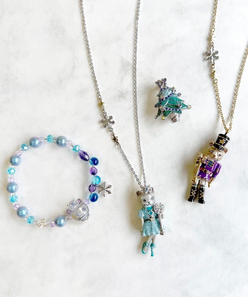 ANNA SUI（アナスイ） ブローチ クリスマスツリーモチーフ ブローチ