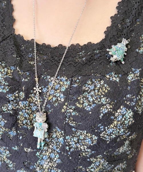 ANNA SUI（アナスイ） ブローチ クリスマスツリーモチーフ ブローチ