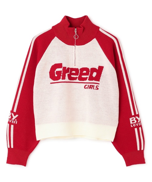 by LOVEiT ニット セーター ハーフジップニット キッズ 子供服 女の子