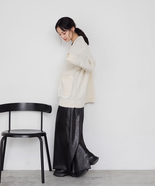 forksy.（フォルクシー） カーディガン 「forksy.」フリンジポケット