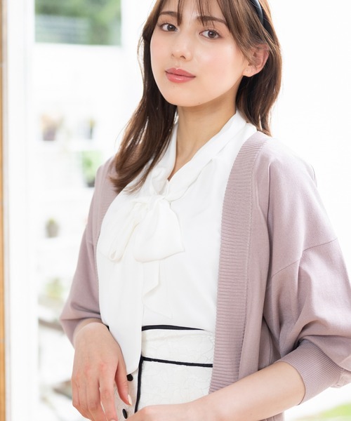 「MISCH MASCH」 半袖ブラウス MEDIUM ホワイト レディース_画像4