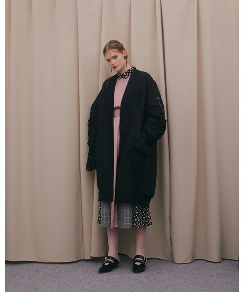 「FURFUR」 コート ONE SIZE ピンク レディース_画像4