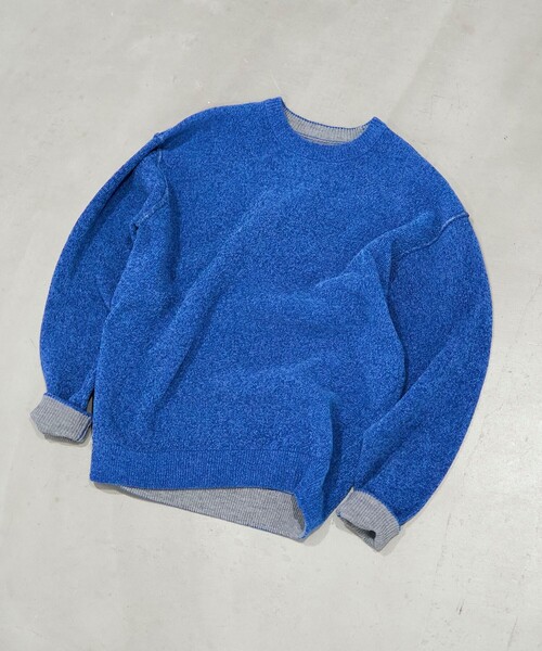 coen（コーエン） セーター ニット リバーシブルソフトタッチモール