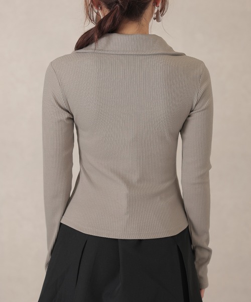 Lace Ladies（レースレディース） tシャツ ダブルジップ 襟付き ワン
