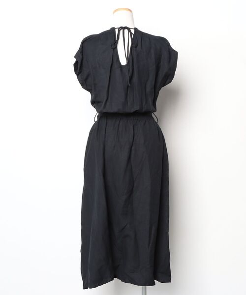 「LA MARINE FRANCAISE」 半袖ワンピース ONE SIZE ブラック レディース_画像2