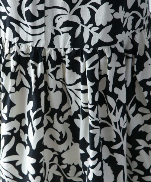 「M.deux」 ノースリーブワンピース MEDIUM ブラック レディース_画像3