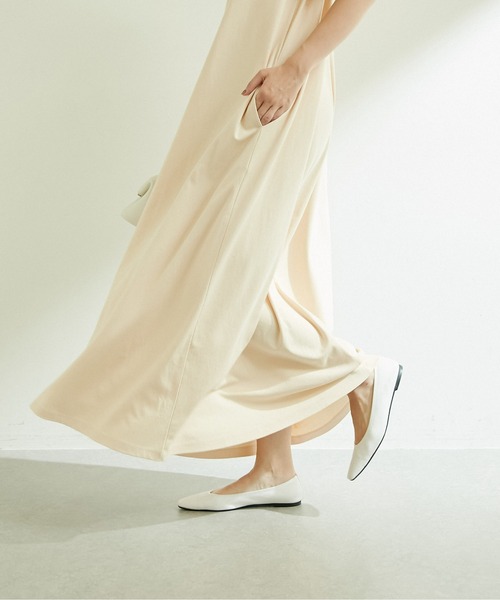 「GALLARDAGALANTE」 半袖ワンピース M カーキ レディース_画像4