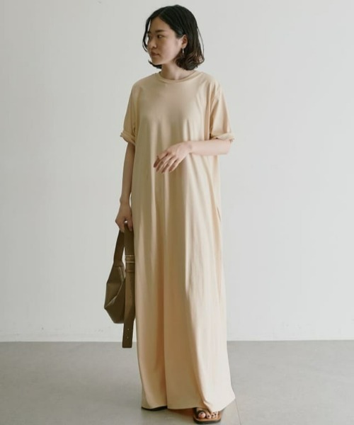 「GALLARDAGALANTE」 半袖ワンピース M カーキ レディース_画像7