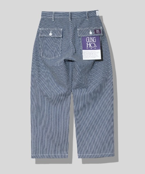 GUNG HO（ガンホー） パンツ HICKORY 4POCKETS WIDE FATIGUE TROUSER