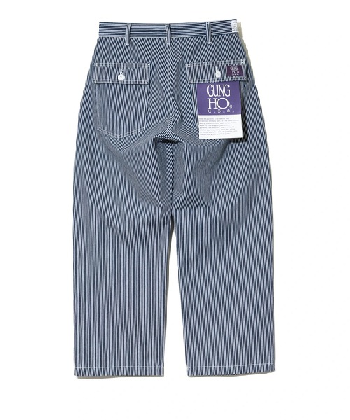 GUNG HO（ガンホー） パンツ HICKORY 4POCKETS WIDE FATIGUE TROUSER