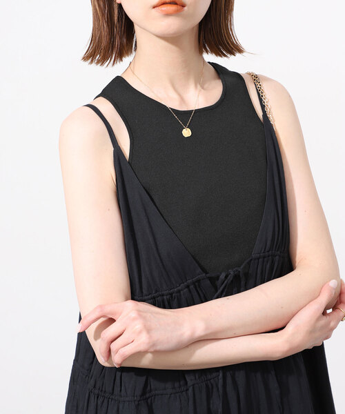 SLOBE IENA ニットジレ　ブラック 追加2》ニットジレ（ニット／セーター）｜SLOBE IENA（スローブ イエナ