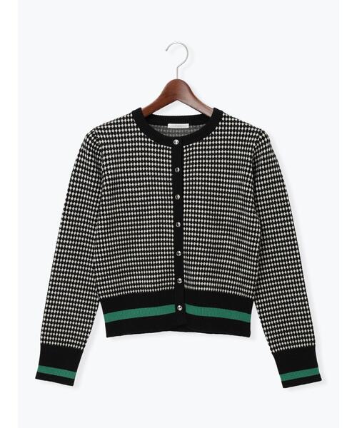 Te chichi（テチチ） カーディガン バイカラークラシカルカーディガン