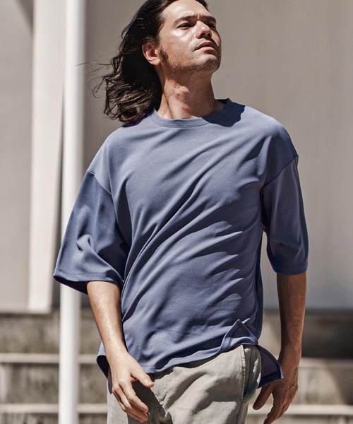 「CAMBIO」 半袖Tシャツ M ブラック メンズ_画像2