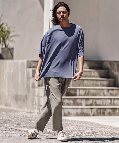 「CAMBIO」 半袖Tシャツ M ブラック メンズ_画像6