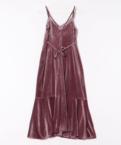 【NEW】ミッシュマッシュ（MISCH MASCH）/2025秋冬新作 Vネックベロアキャミワンピース MISCH MASCH（ミッシュマッシュ） ワンピース 2025秋冬新作 Vネック