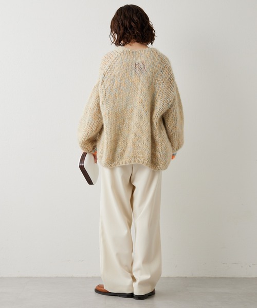 Whim Gazette（ウィム ガゼット） ニットカーディガン FREE オレンジ