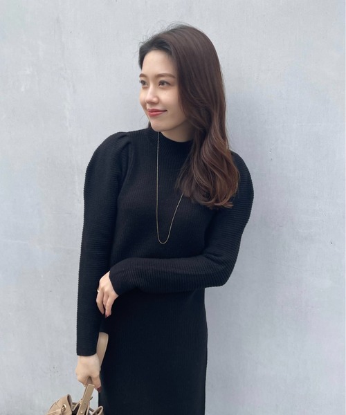 anuans（アニュアンス） ニットワンピース FREE ベージュ レディース