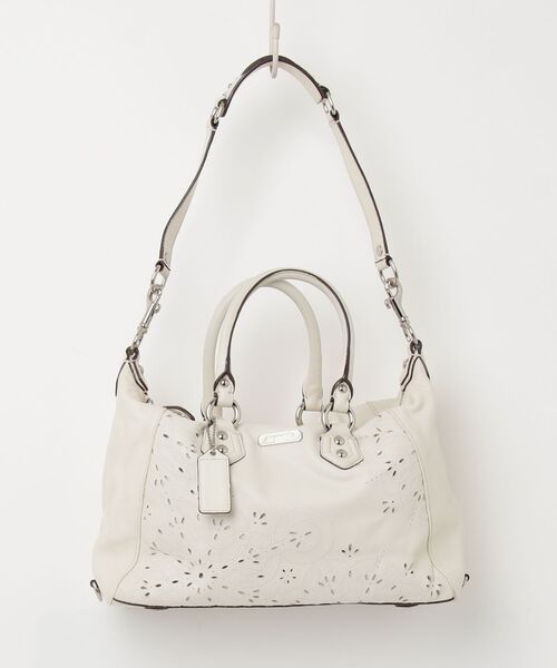 COACH（コーチ） 2WAYバッグ - ホワイト レディース : ZOZOTOWN Yahoo