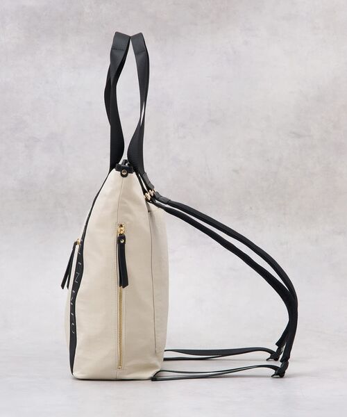 LANVIN en Bleu デイバック リュック ロゴテープ2wayリュック