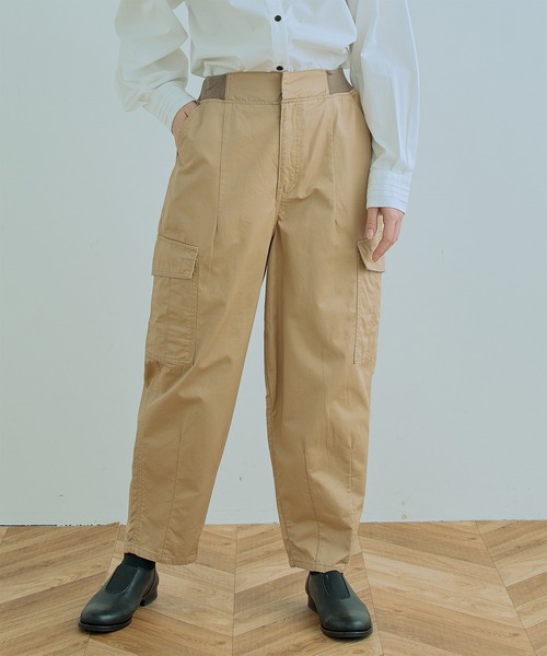 「Kelen」 カーゴパンツ S ベージュ レディース_画像6