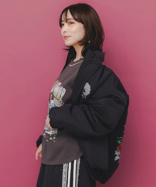 ScoLar（スカラー） ブルゾン アウター 総柄シンサレートBZ-2