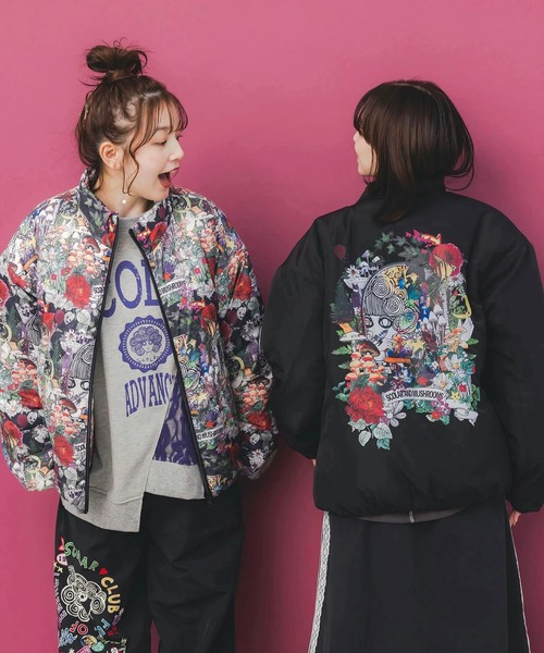 ScoLar（スカラー） ブルゾン アウター 総柄シンサレートBZ-2