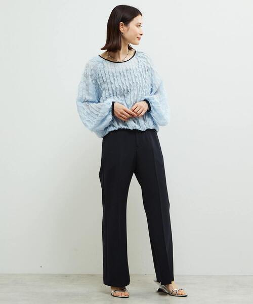 「SOFFITTO」 長袖ブラウス FREE ライトブルー レディース_画像7