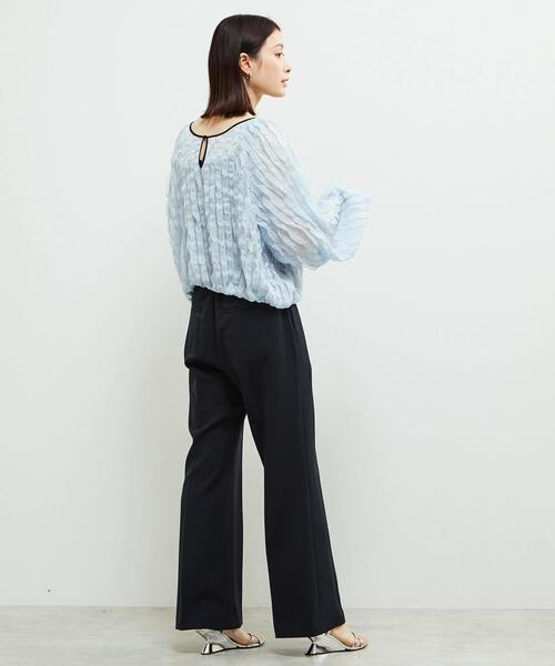 「SOFFITTO」 長袖ブラウス FREE ライトブルー レディース_画像9