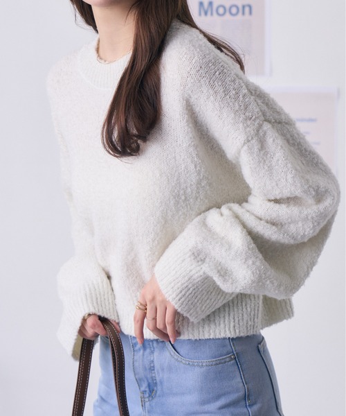 「Ada.」 長袖ニット FREE ベージュ レディース_画像3