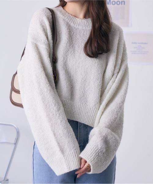 「Ada.」 長袖ニット FREE ベージュ レディース_画像4