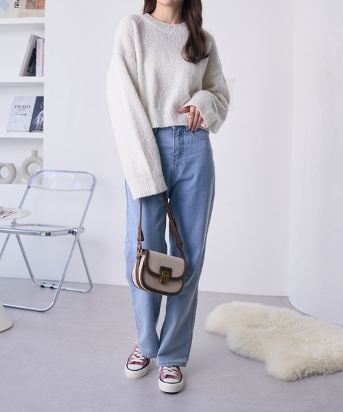 「Ada.」 長袖ニット FREE ベージュ レディース_画像7