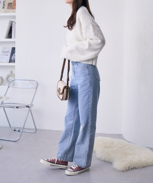 「Ada.」 長袖ニット FREE ベージュ レディース_画像8